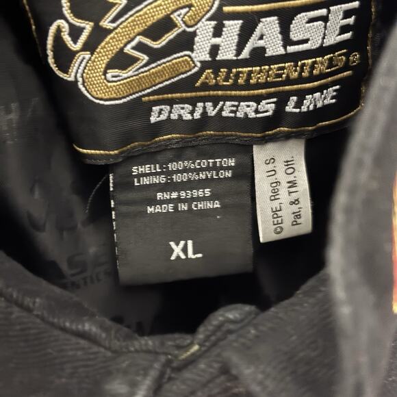 Vintage Elvis Presley NASCAR Dale Earnhardt Jr Stadium Pit Crew Jacket Logo XL - Picture 8 of 16